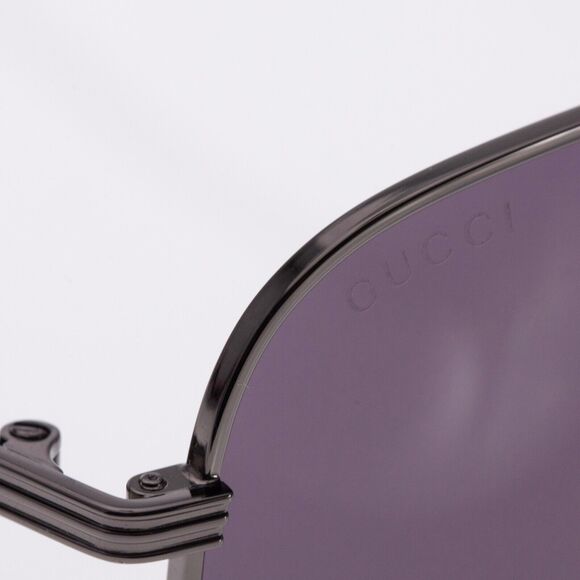 Gucci GG0987SA Square Sunglasses (L side nose pad missing) - Picture 8 of 9